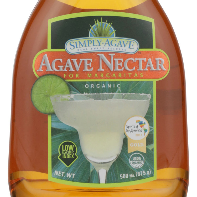 Simply Agave Light Agave Nectar Syrup - 500ML - Front Label