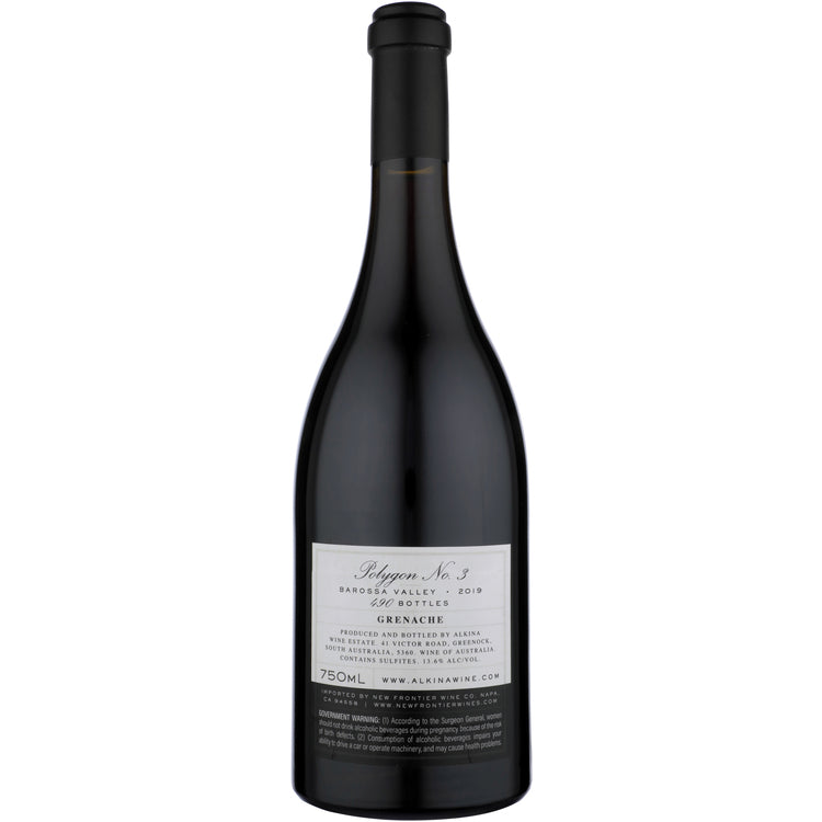Alkina Grenache Polygon No. 3 Barossa Valley 2019 - 750ML - Back