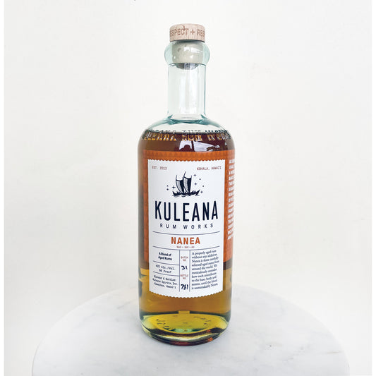 Kuleana Rum Works Aged Rum Nanea 2 Yr 86 - 750ML - Front