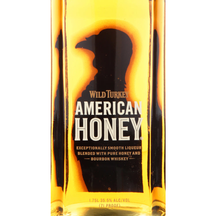 Wild Turkey Honey Whiskey Liqueur American Honey 71 - 1.75L - Front Label
