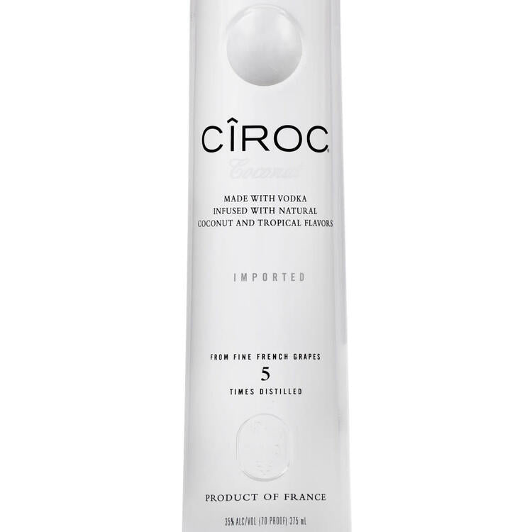 Ciroc Coconut Flavored Vodka 70 - 375ML - Front Label