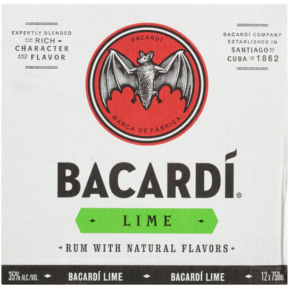 Bacardi Lime Flavored Rum Lime 70 - 750ML - Front Label