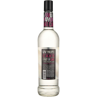 Uv Cake Flavored Vodka 60 - 750ML - Back