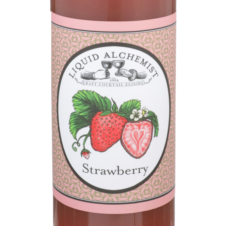 Liquid Alchemist Strawberry Syrup - 750ML - Front Label