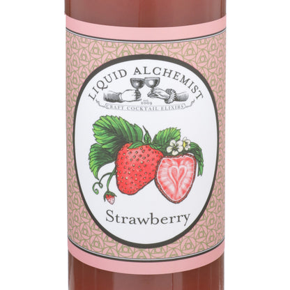 Liquid Alchemist Strawberry Syrup - 750ML - Front Label