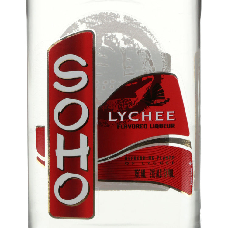 Soho Lychee Liqueur 42 - 750ML - Front Label