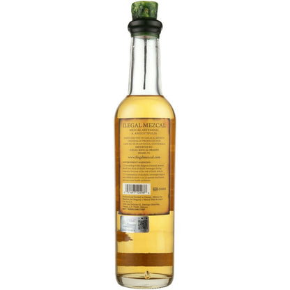 Ilegal Mezcal Anejo 80 - 375ML - Back