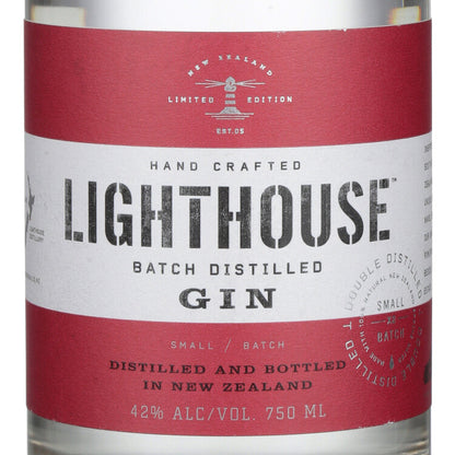 Lighthouse Dry Gin Yen Ben Lemons 80 - 750ML - Front Label