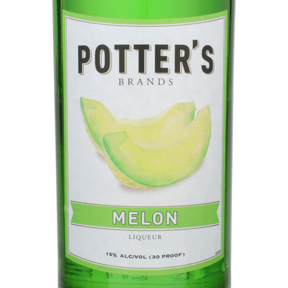Potter's Melon Liqueur 40 - 1.0L - Front Label