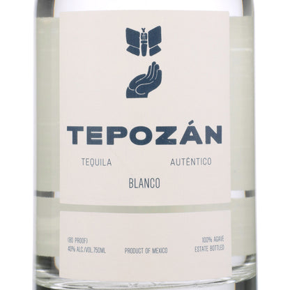 Tepozan Tequila Blanco 80 - 750ML - Front Label