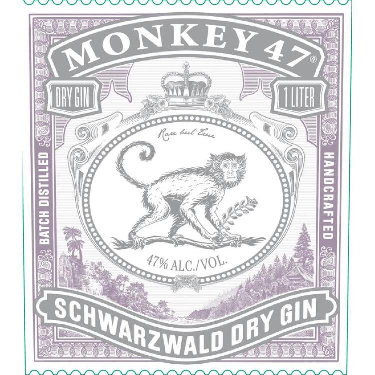 Monkey 47 Dry Gin Schwarzwald 94 - 1.0L - Front Label