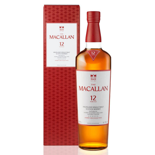 The Macallan Single Malt Scotch Sherry Oak Cask 12 Yr 86 - 750ML - Front