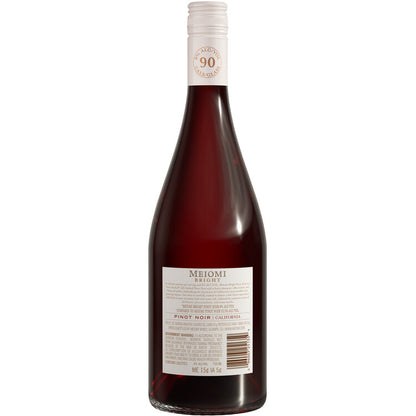 Meiomi Pinot Noir Bright California - 750ML - Back