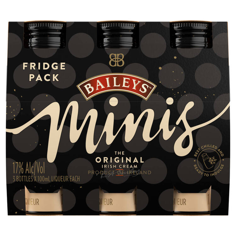 Baileys Irish Cream Liqueur The Original 34 - 100ML - Front