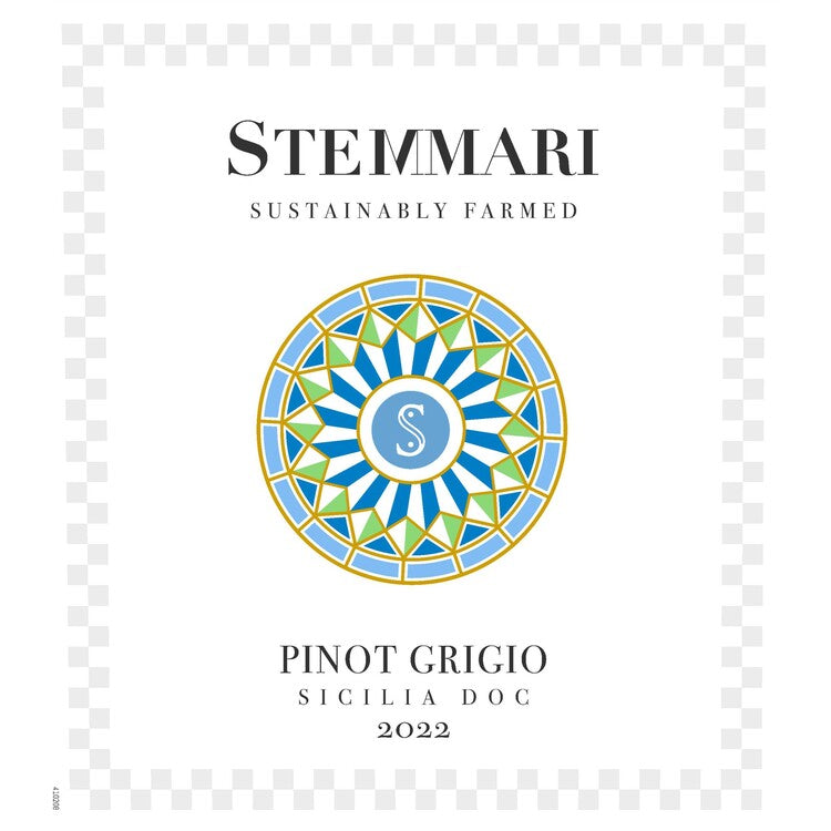 Stemmari Pinot Grigio Terre Siciliane - 750ML - Front Label
