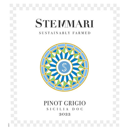 Stemmari Pinot Grigio Terre Siciliane - 750ML - Front Label