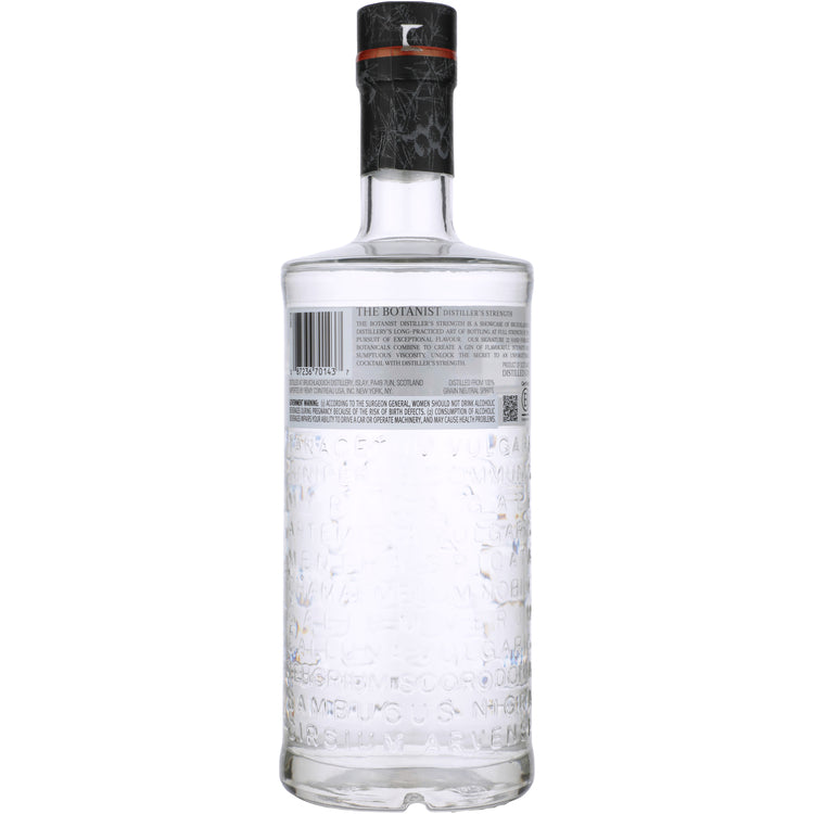 The Botanist Islay Dry Gin Distiller's Strength 100 - 750ML - Back