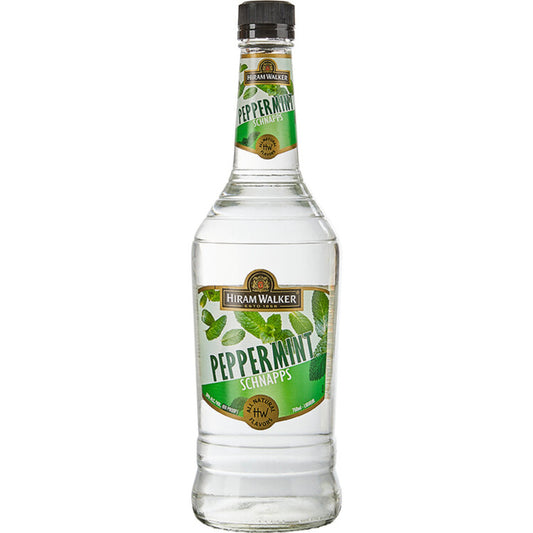 Hiram Walker Peppermint Schnapps 60 - 750ML - Front