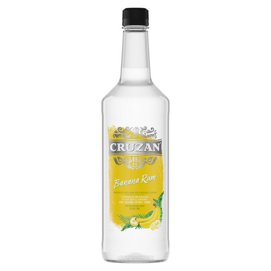 Cruzan Banana Flavored Rum 42 - 1.0L - Front