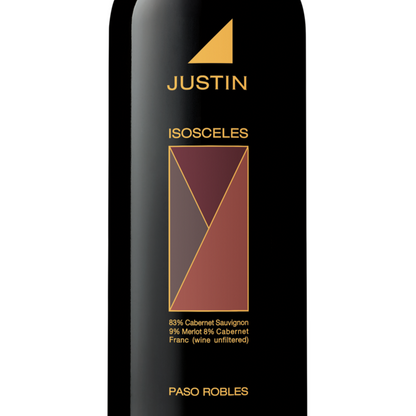 Justin Red Wine Isosceles Paso Robles 2021 - 750ML - Front Label
