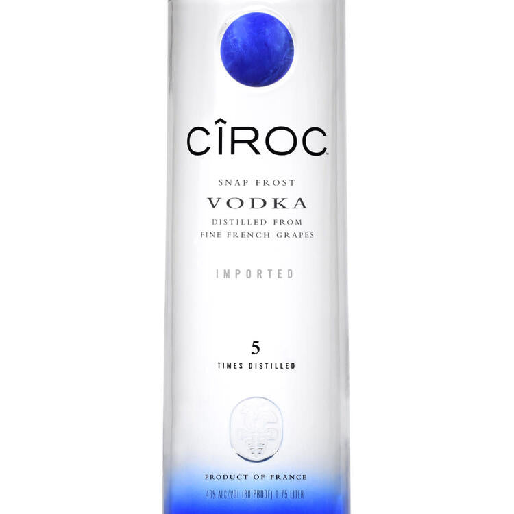 Ciroc Vodka Snap Frost 80 - 1.75L - Front Label