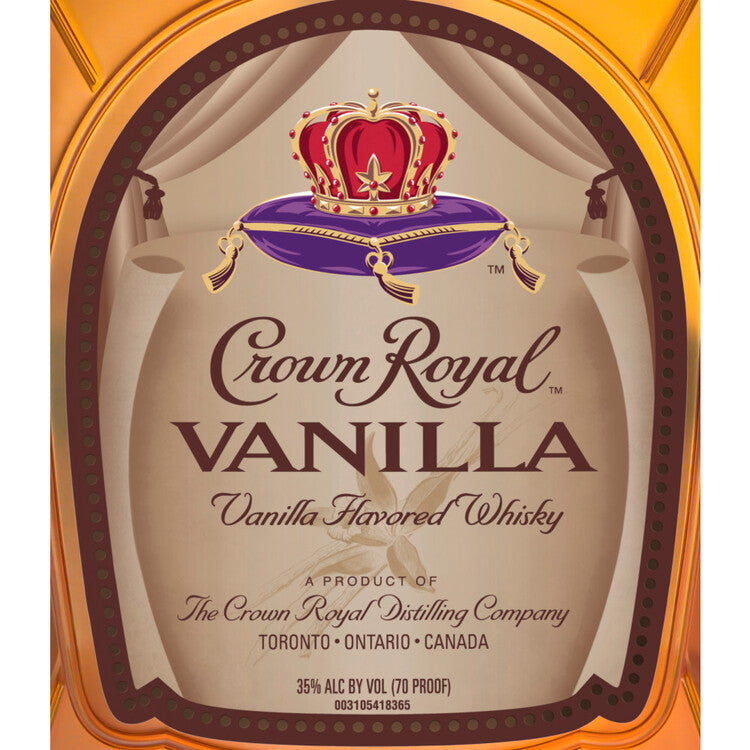 Crown Royal Vanilla Flavored Whiskey 70 - 1.75L - Front Label
