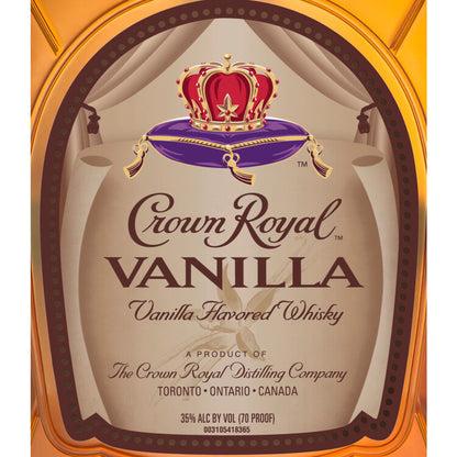 Crown Royal Vanilla Flavored Whiskey 70 - 1.75L - Front Label