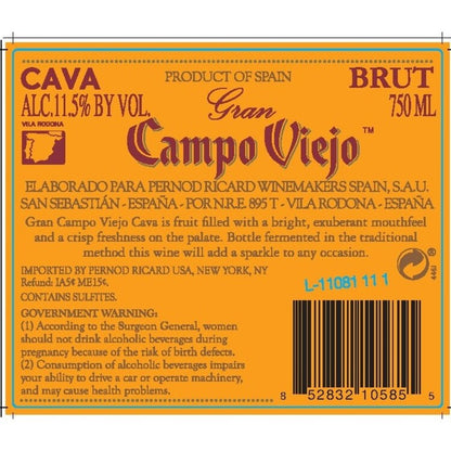 Campo Viejo Cava Brut - 750ML