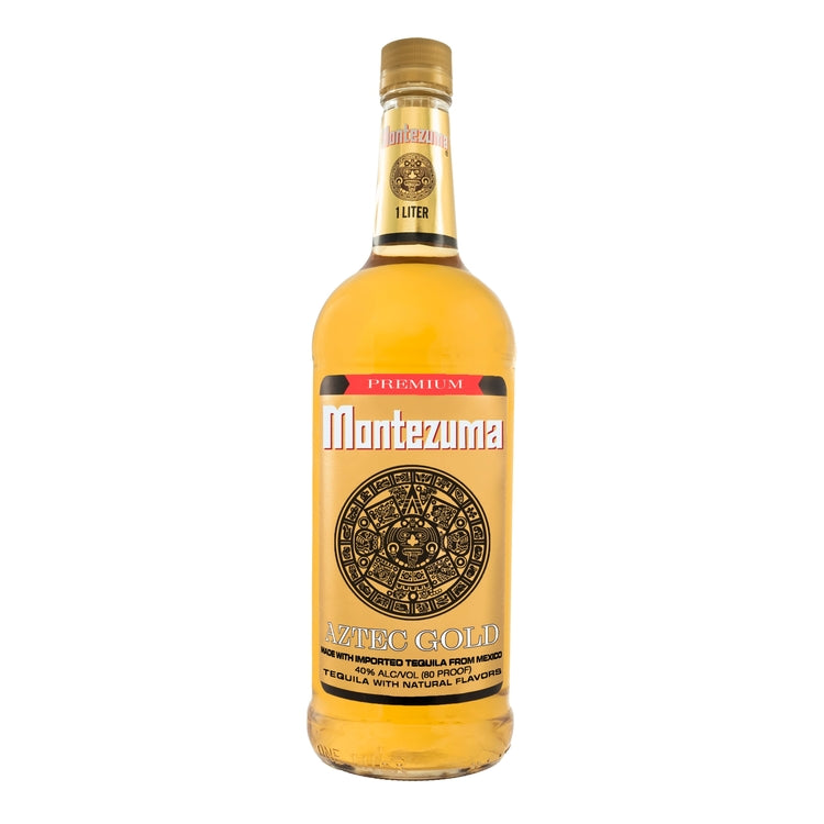 Montezuma Tequila Gold 80 - 1.0L - Front