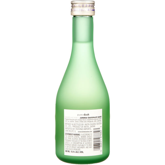 Shimizu No Mai Junmai Daiginjo Sake Pure Dusk - 300ML - Back