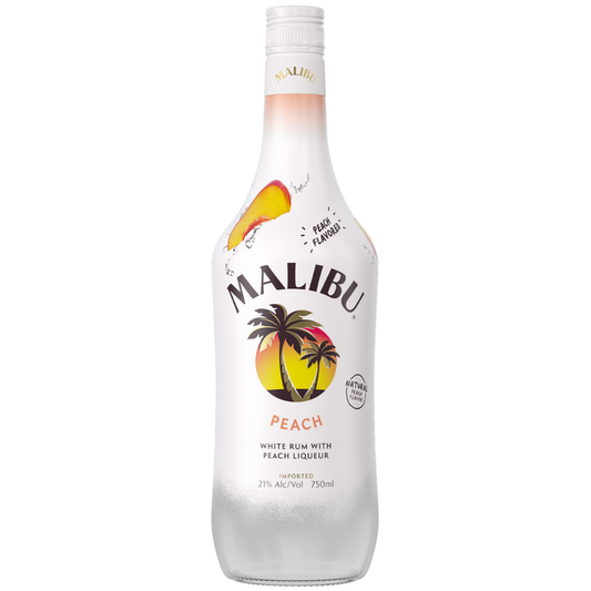 Malibu Peach Flavored Rum 42 - 750ML