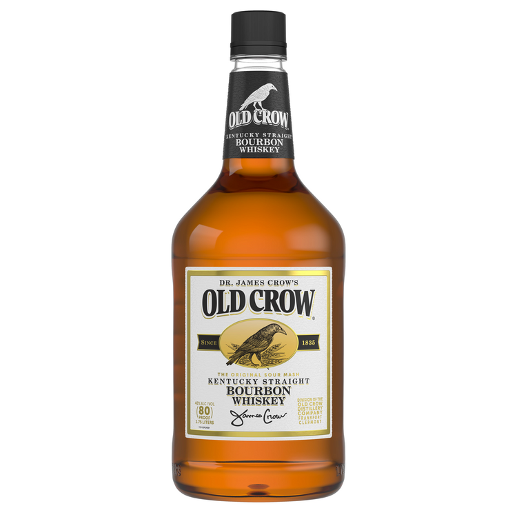 Old Crow Straight Bourbon 3 Yr 80 - 1.75L - Front