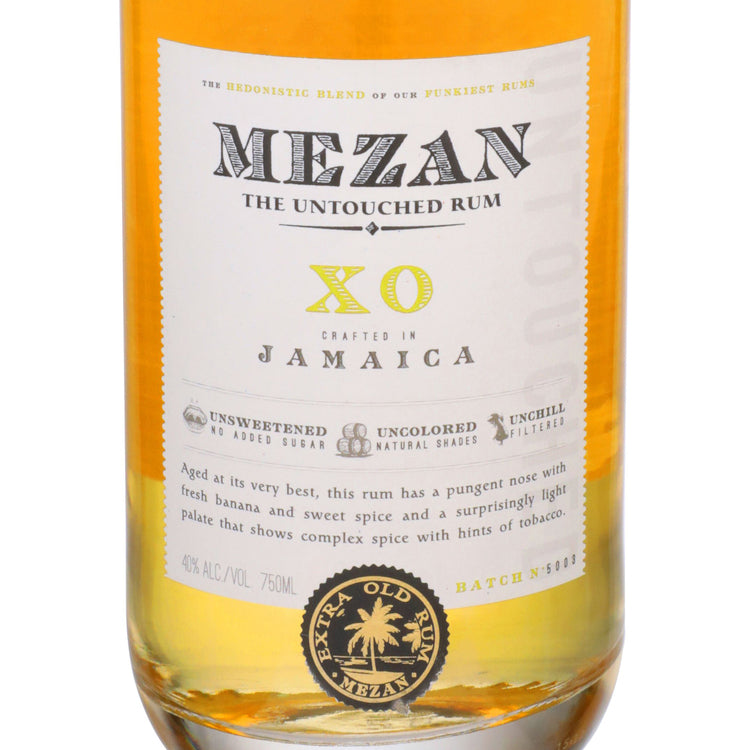 Mezan Aged Rum Extra Old Rum Xo 80 - 750ML - Front Label