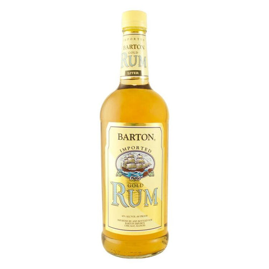 Barton Gold Rum 80 - 1.0L - Front