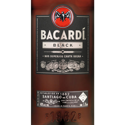 Bacardi Black Rum 80 - 1.75L
