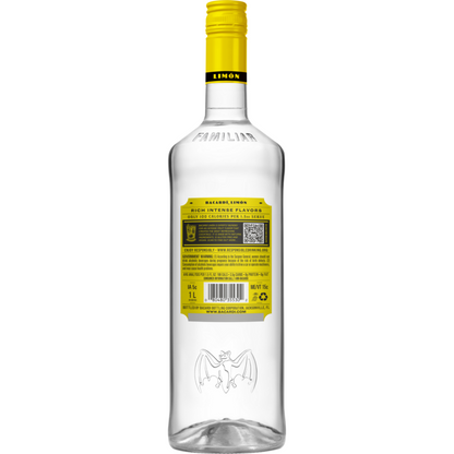Bacardi Citrus Flavored Rum Limon 70 - 1.0L - Back