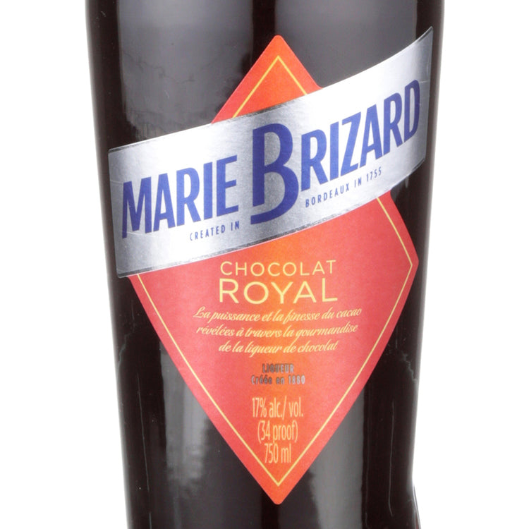 Marie Brizard Chocolate Liqueur Chocolat Royal 34 - 750ML - Front Label