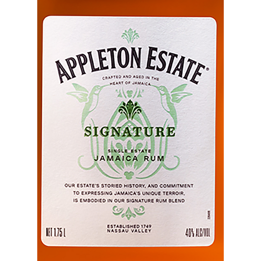 Appleton Estate Gold Rum Signature Blend 80 - 1.75L - Front Label