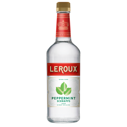 Leroux Mint Schnapps 100 - 750ML - Front
