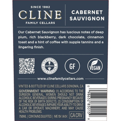 Cline Cabernet Sauvignon North Coast 2022 - 750ML