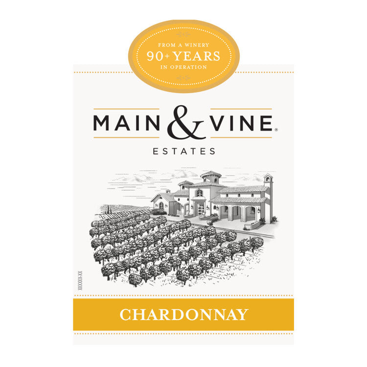Beringer Main & Vine Chardonnay Napa Valley - 750ML - Front Label