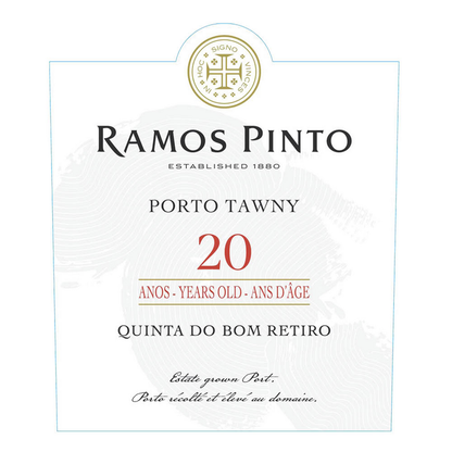 Ramos Pinto Porto Tawny 20 Yr - 750ML - Front Label