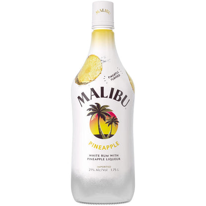 Malibu Pineapple Flavored Rum 42 - 1.75L - Front
