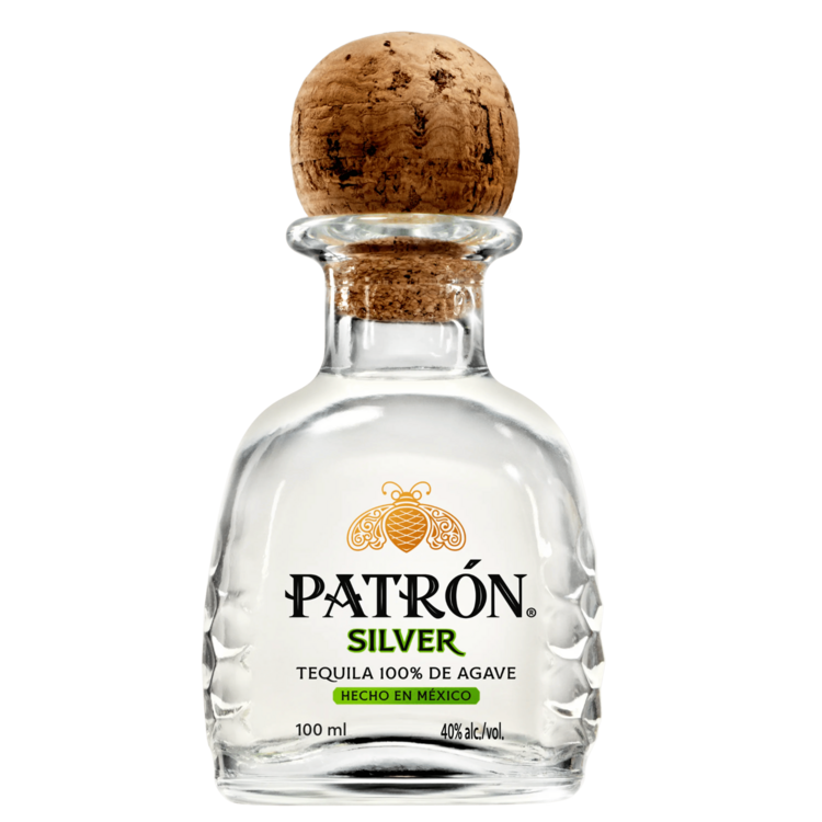 Patron Tequila Silver 80 - 100ML - Front