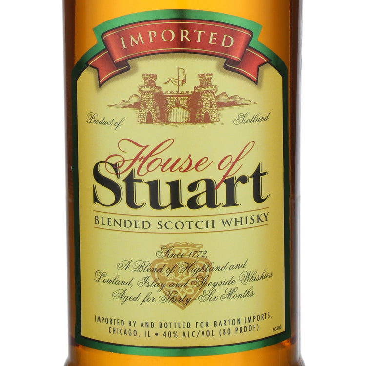 House Of Stuart Blended Scotch 80 - 1.0L - Front Label