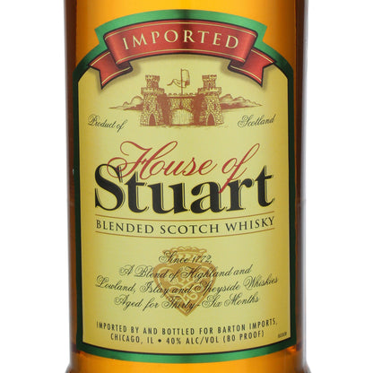 House Of Stuart Blended Scotch 80 - 1.0L - Front Label