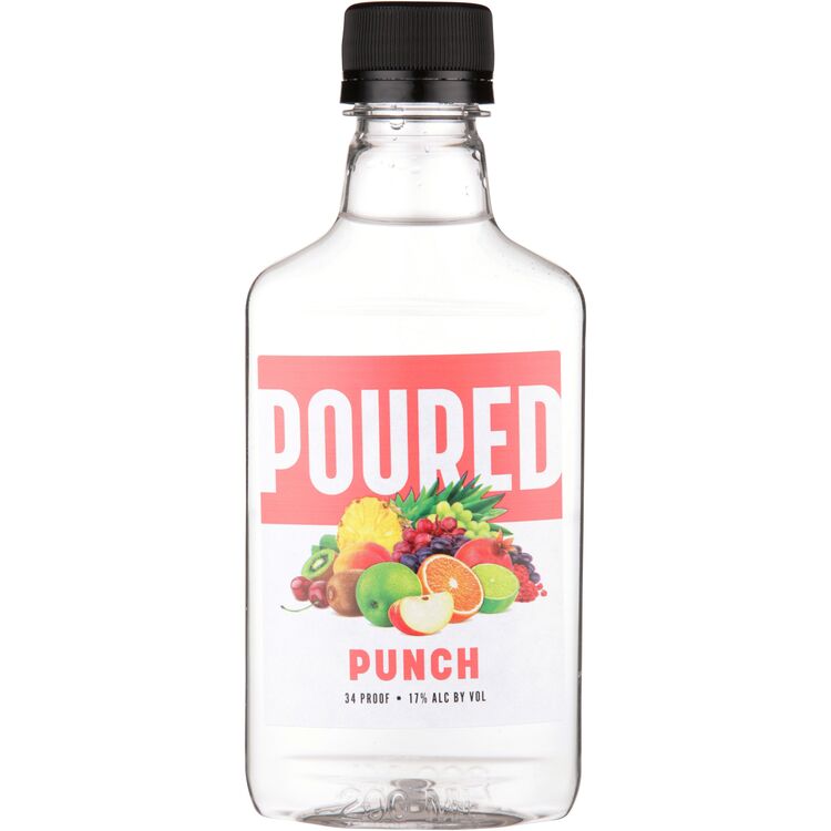 Poured Punch Flavored Wine - 200ML - Front