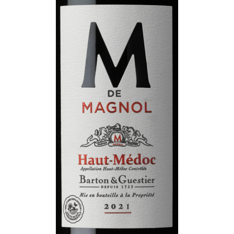 M De Magnol Haut Medoc 2021 Wood Box - 750ML - Front Label