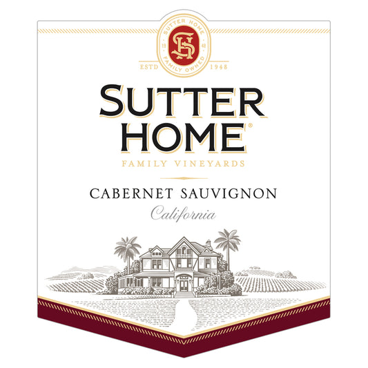 Sutter Home Cabernet Sauvignon California - 750ML - Front Label