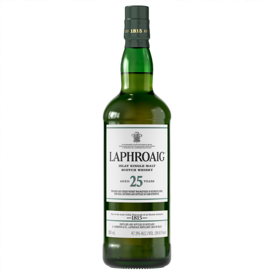 Laphroaig Single Malt Scotch Cask Strength 25 Yr 94.6 - 700ML - Front